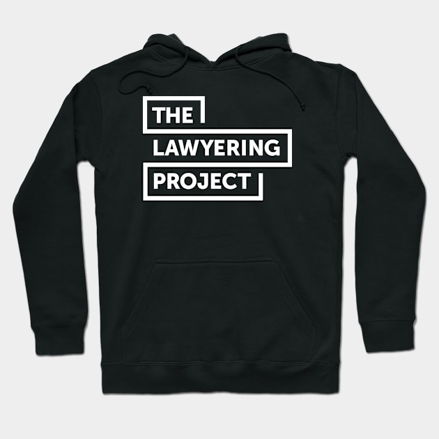 White LP Logo Hoodie by lawyering project